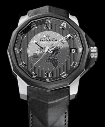 Corum Admiral's Cup Challenger 48 Day & Night Replica Watch 171.951.95/0061 AN12 Titanium - Black Dia